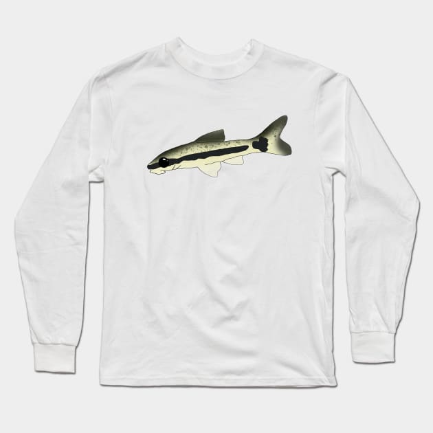 Otocinclus Long Sleeve T-Shirt by Moopichino